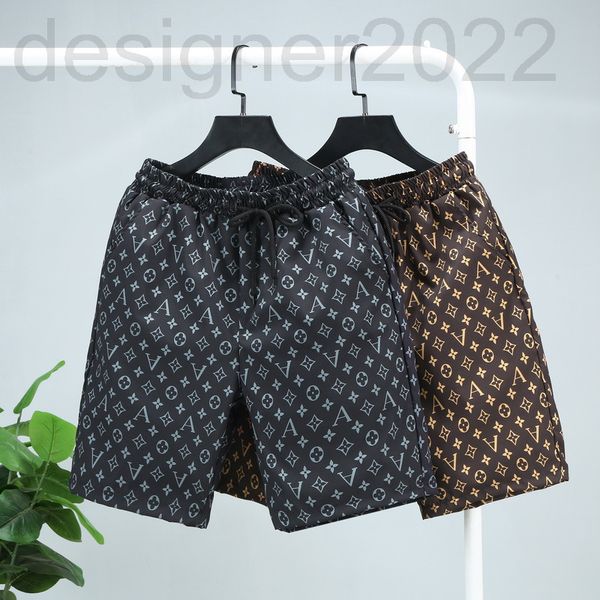 

men's pants designer summer capris men's fashion casual shorts wear loose and beach pants 1zl4, Black