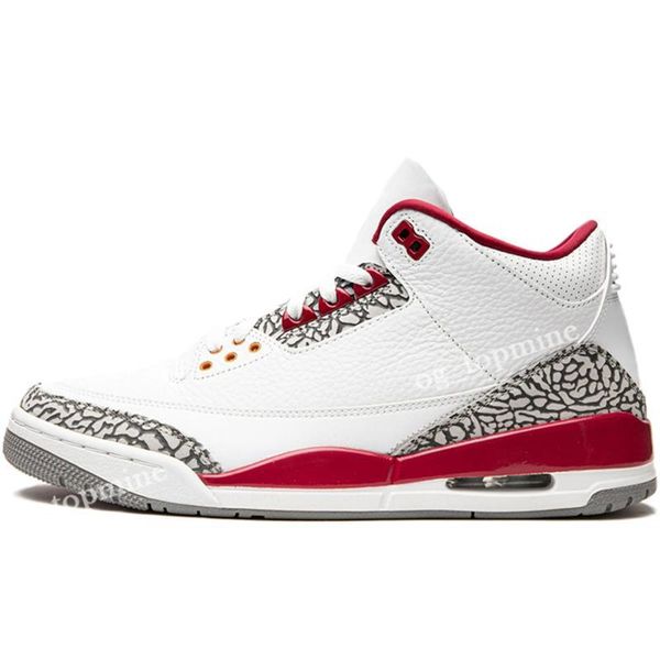 

2023 jumpman 3 3s basketball shoes cardinal red pine green racer blue cool grey hall of fame court purple laser orange mens trainers o, Black