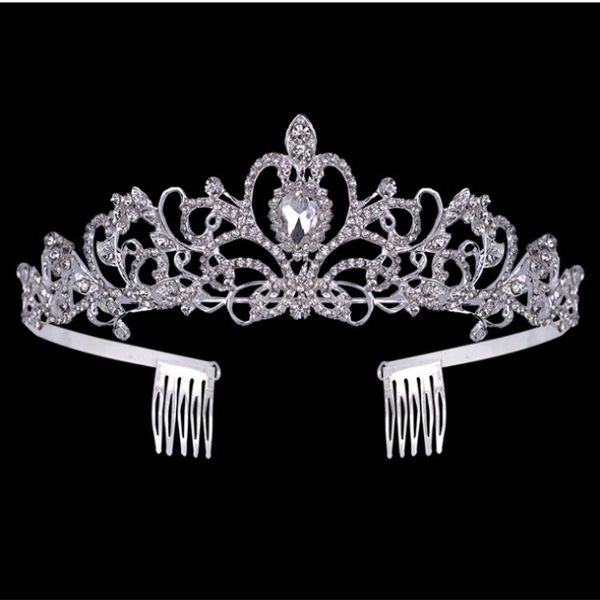 

headpieces exquisite crown bride headdress hair accessories wholesale popular princess accessories, Silver