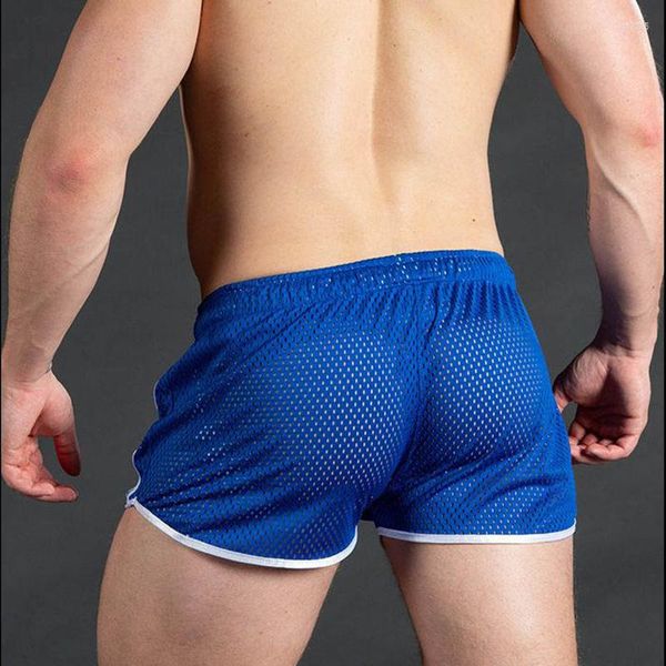 Мужские шорты Тренажерный зал Мужские спортивные беговые мужские быстросохнущие дышащие сексуальные пляжные спортивные штаны для отдыха на открытом воздухе мужские