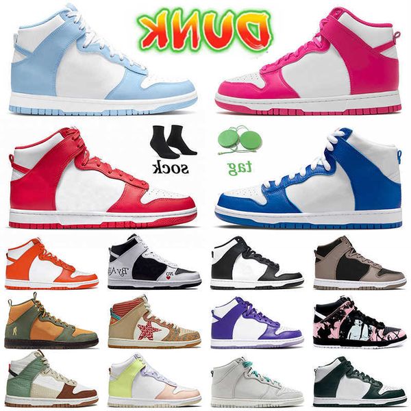

sb high og designer sneakers casual shoes kentucky university red panda sports pink prime men women trainers lx toasty syracuse sup light gr, Black