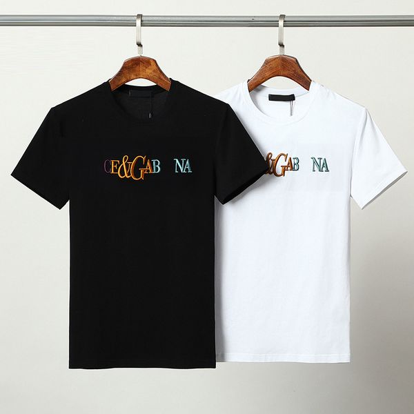 

2022 luxury casual t-shirt new mens wear designer short sleeve cotton wholesale black and white size m-xxxl 214, White;black