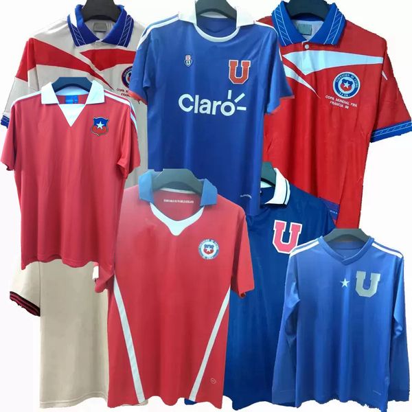 

retro classic 1982 1998 2011 2014 universidad de soccer jerseys chile vidal medel valdivia alexis gonzÃ¡lez barrera mafla gald rodriguez zamo, Black;yellow