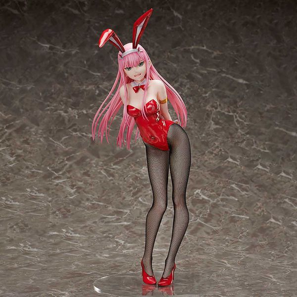 

huiya01 ng darling in the franxx zero two bunny ver. pvc action figure japanese anime figure model toys collection doll gift q0722