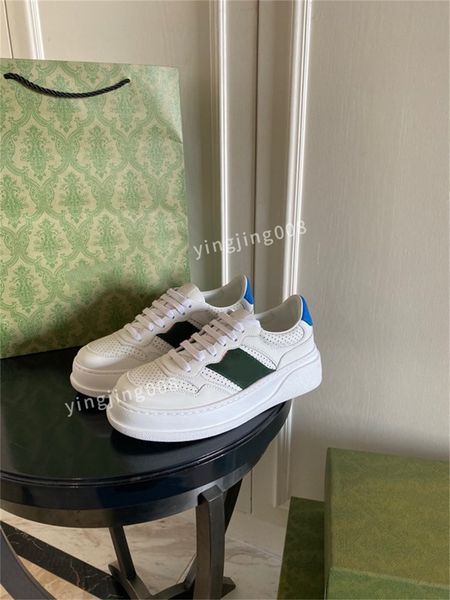 

2022 designer luxury white casual shoes women female spring autumn and winter thick-soled increased men womens lace-up sports sneakers train, Black