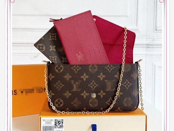 

111 ggs lvs louiseity viutonity louiss vuttons bag female 3 pcs bag designer handbags women chain shoulder bags evening messenger handbag