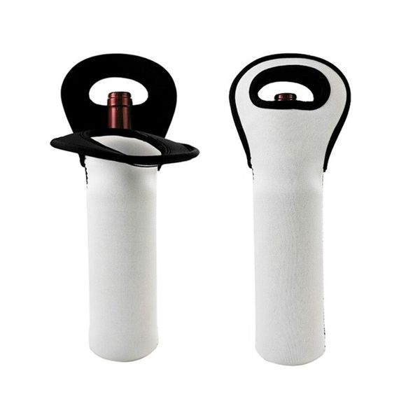 25 oz Vinhos Lidar com Sublimação Saco de Vinho Mangas de Garrafa Isoladas de Neoprene Titulares Sacolas para Protetor Latas de Cerveja Garrafas de Água de Champanhe Piquenique de Viagem