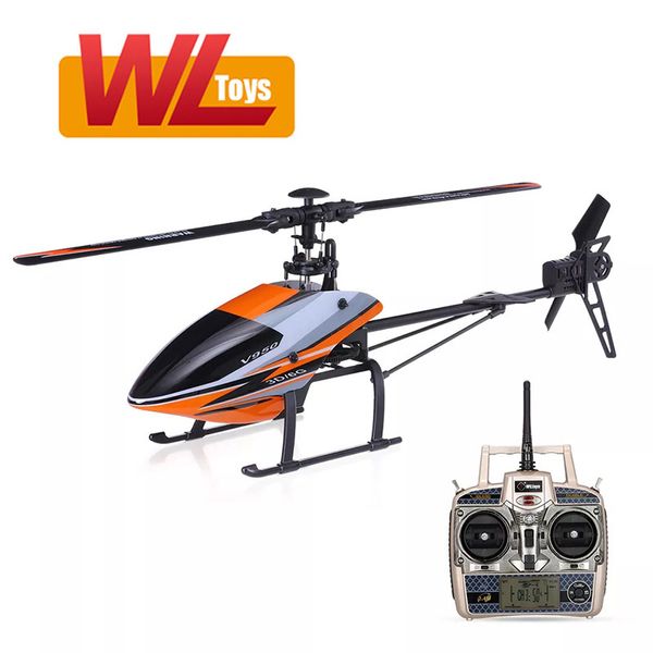 Wltoys XK V950 K110S 2 4G 6CH 3D6G 1912 2830KV Бесщеточный двигатель без мухоловки RC Helicopter RTF Подарок дистанционного управления 220713