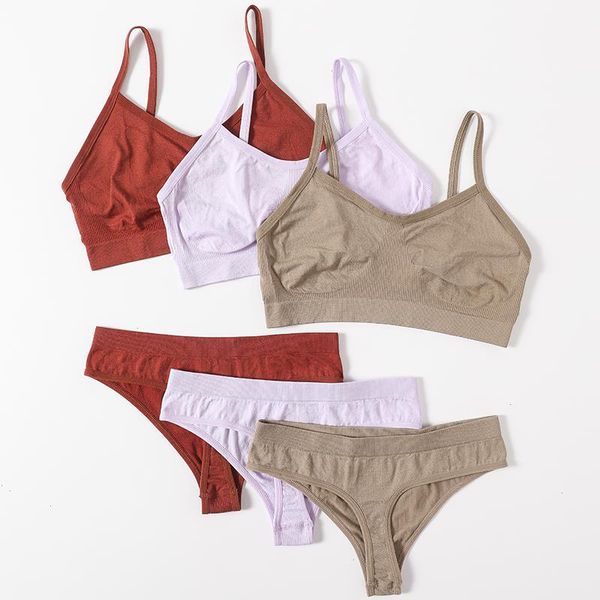 

women bra set lingerie bralette g-string low waist panties comfort brassiere female seamless underwear sets intimates, Red;black