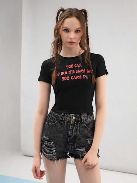 

x davelikestoarty ribbed knit slogan graphic tie backless crop h4qw#, White