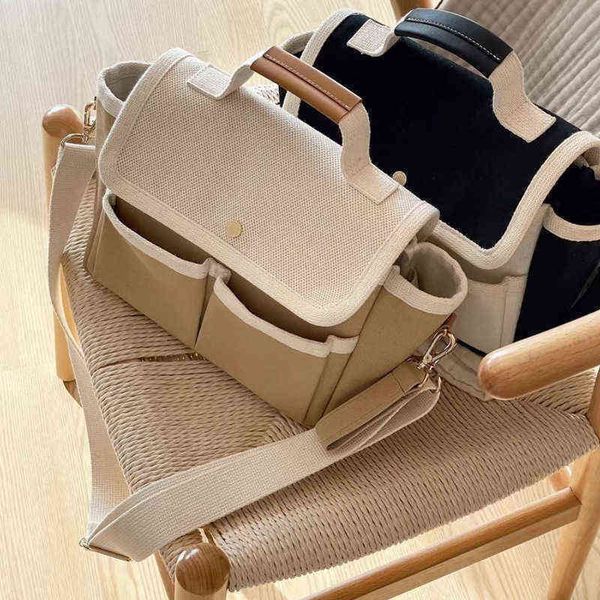 

nxy evening bags 2022 new niche design canvas bag simple large capacity designer handbags satchels tote bags for women purses 220517
