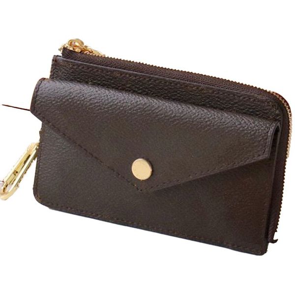 9A Fashion Cardholder Wallet Mini Rectoverso Zipper Wallet Coin Purse Chain Bag Back Patch Bag Charm Key Case Handbag Accessories 69431 With Original Box L266