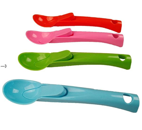 Cozinhar utensílios alimentar grau de plástico elástico sorvete scoop scoop scoop presente cce14043