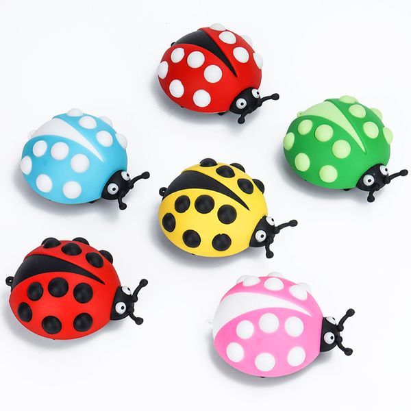 Silicone Coccinella Pecora Fungo Palla di decompressione 3D Giocattoli Push Poppers Bolle creative Fidget Granata Puzzle per bambini Estrusione Bubble Ball Gioco Giocattolo