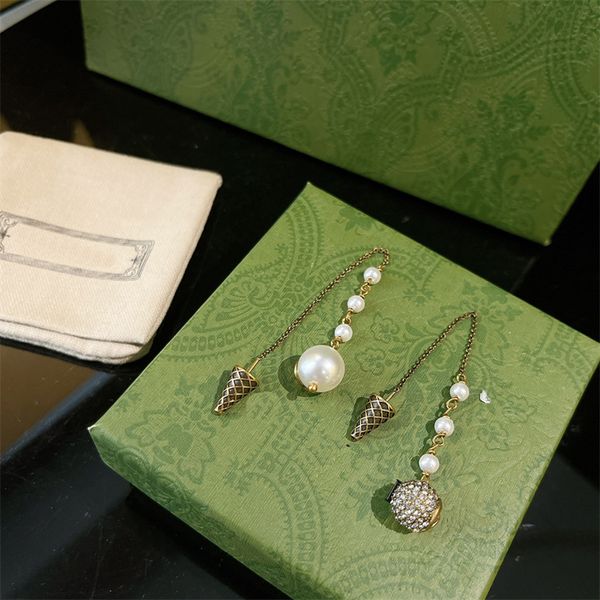 

luxury earring women earrings designer earring chandelier pearl gold diamond jewelry party wedding anniversary, Silver
