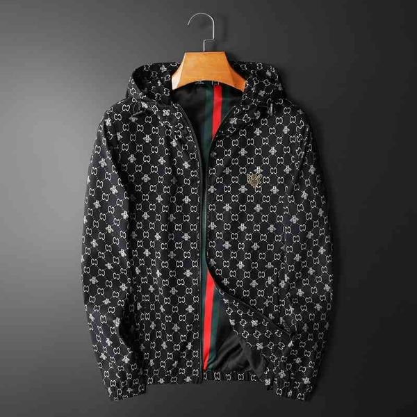 

2022 autumn new men's fashion casual youth hooded et, Black;brown