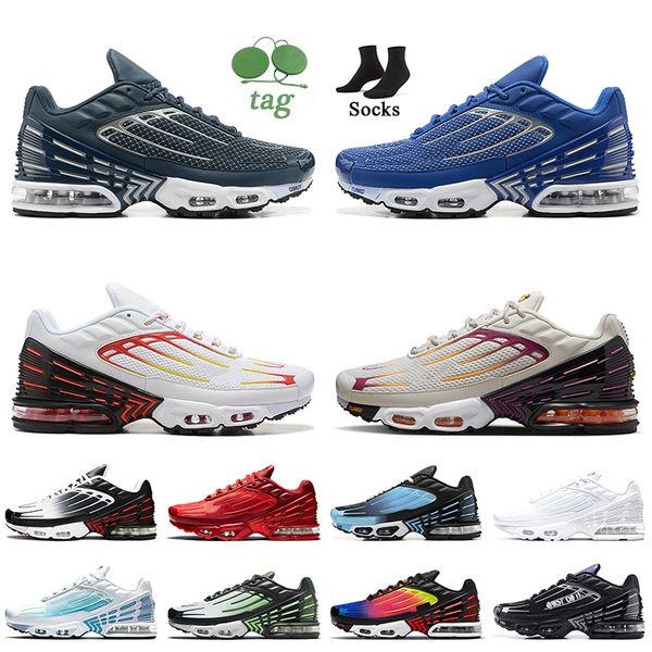 

fashion women mens running shoes tn plus 3 tuned tns black blue white jdi x tns tn3 trainers