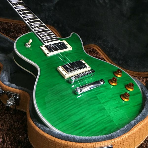 

diy brand new light green 6 string electric guitar