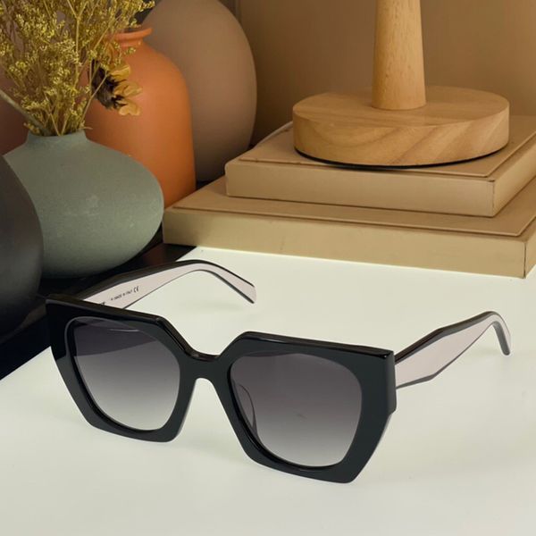 

Luxury Symbole Designer Sunglasses black colorblock Eyewear Women Big Frame Eyewear Uv Protection pr15w Retro lunette de soleil signature Glasses 8 Colors With Box