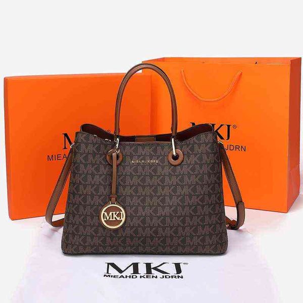 

mkj temperament handbag 2022 winter texture women's large capacity menger trend