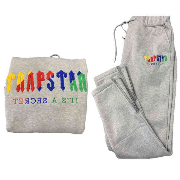 

men and women sweatshirt plus velvet trapstar jacket hooded vests fabric long sportswear baseball hoodies man fashion1, Black