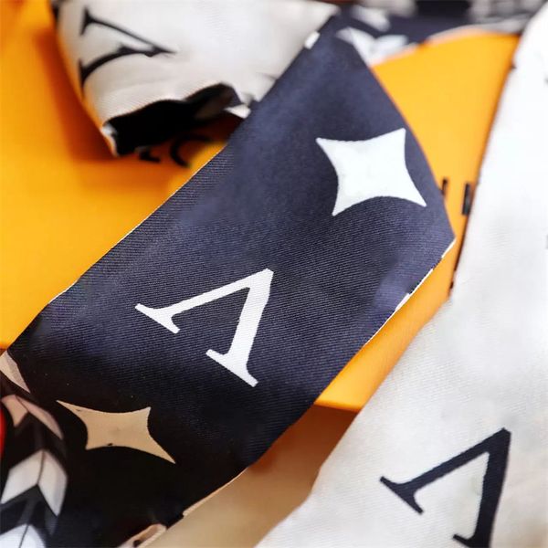 

twilly silk scarf korea women headscarf summer cooling scarf horse printing tie bag handle scarf girls silks hair band shawl, Blue;gray