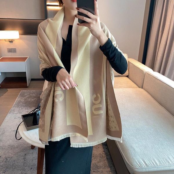 

fashion women man designer scarf 100% cashmere scarves for winter 6 color womens and mens long wraps size 180x70cm no box, Blue;gray