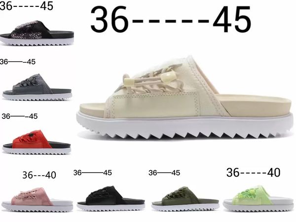 

2022 summer men women asuna offline slippers slide sports sandals adjustable platform slides black red black beige gray powder army green bl