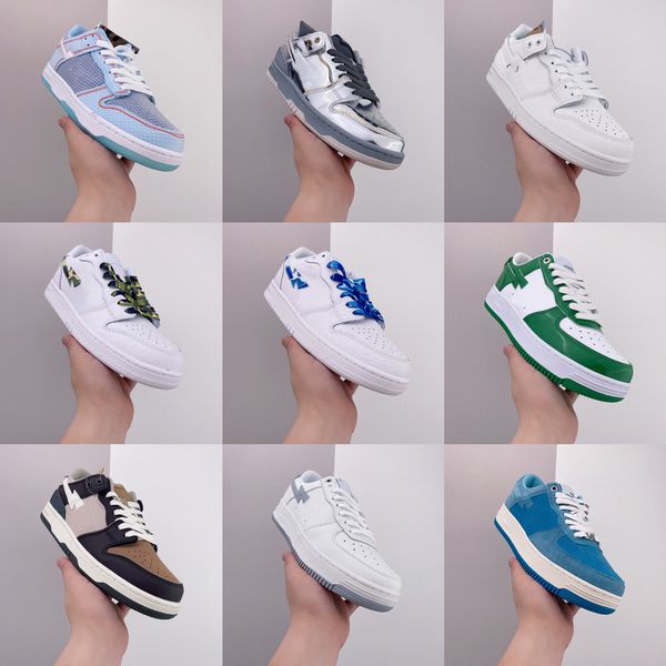 

2022 lows sk8 combo red abc stars mens womens running basketball shoes designers platform ape urban fall camo monkey skateboard sneakers spo