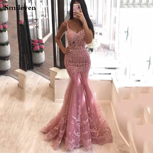 

pink mermaid formal evening dress sleeveless v neck long prom party gowns custom made evening party gowns 0330, Black