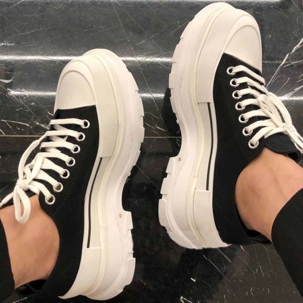 22s Scarpe casual da donna Designer low top deck battistrada in tela liscia piattaforma in tessuto suola in gomma Sneakers Scarpe da ginnastica Outdoor donna Sneaker 35-40