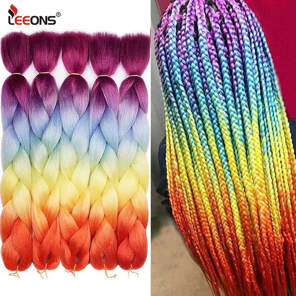 

accessories jumbo braid hair wholesale yaki braiding hair pre loop crochet hair synthetic 24 inch long pre-stretched extension costume, Silver
