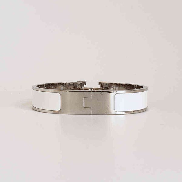 

designer design bangle stainless steel sliver buckle bracelet fashion jewelry men and, Black