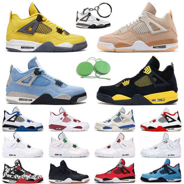 

jumpman 4 mens outdoor shoes 4s cactus jack black cat white cement fire red university blue lemon pink men womens trainer