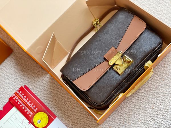 

wholesale vintage crossbody shoulder bag classic retro gold hardware chain bags luxury designer's travel shopping bag women totes print