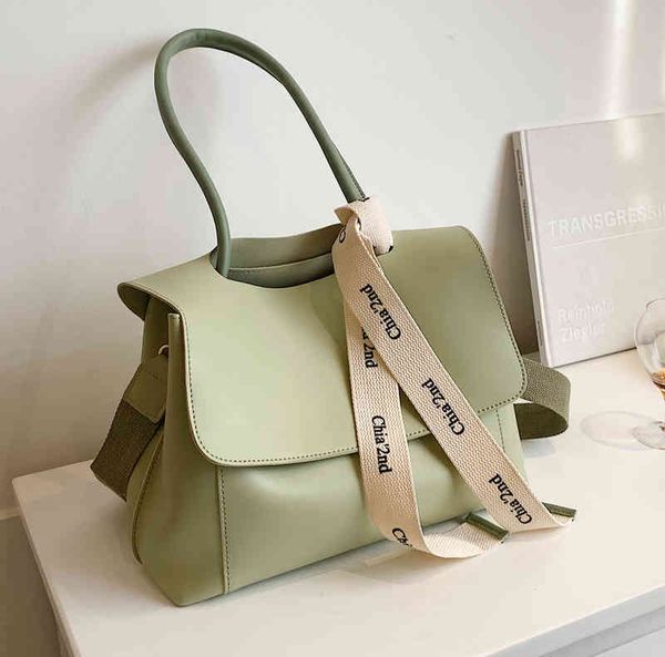 

purses outlet bag large capacity solid color texture handbag 2022 new women's style sling one shoulder messenger tote bag
