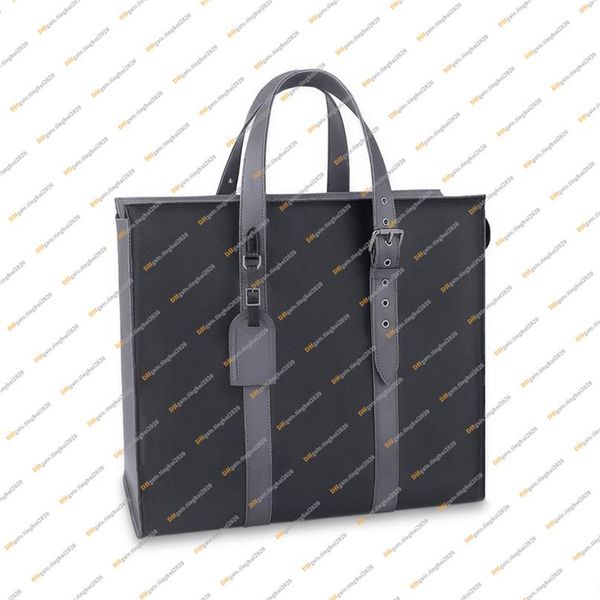 

men fashion casual designe luxury new cabas zippe briefcase computer bag totes handbag 5a m45379 purse pouch310n