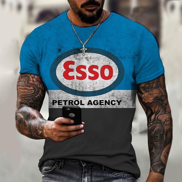 

men's t-shirts -selling men's everyday casual 3d t-shirt summer fashion breathable short sleeve o-neck streetwearmen's, White;black