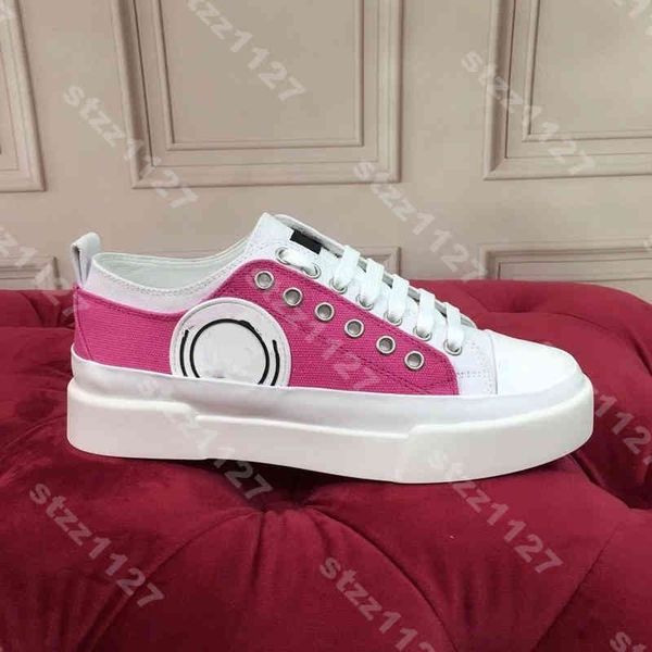 

new fashion women shoes men's leather lace up platform oversized sole sneakers white black casual hckhy0002
