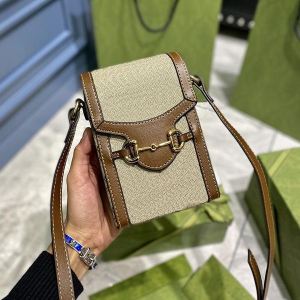 

designer ladies side bags for women luxury shoulder crossbody leather small vintage hanging mobile cell phone handbags