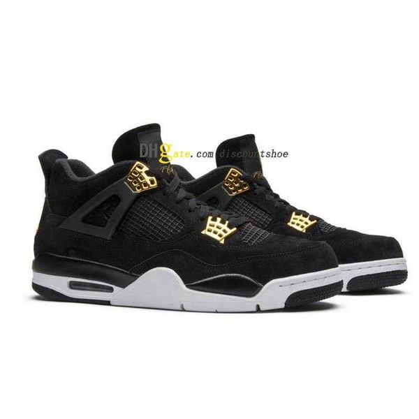 

4 royalty basketball shoes mens 4s sneakers 308497 032, Black