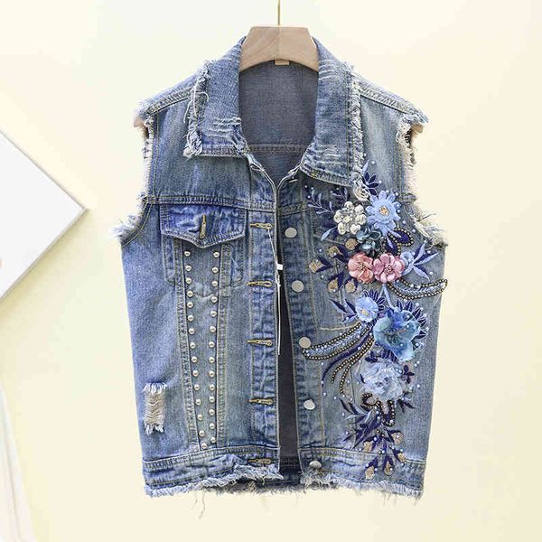 

women's vests collect sleeveless female jeans, denim plus size, korean style, for spring and summer t6sw, Black;white