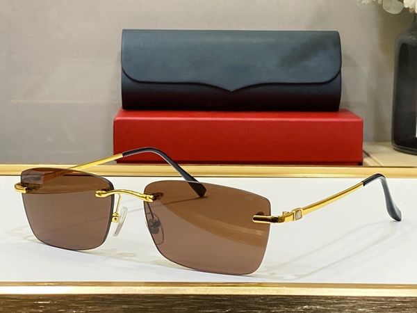 CT02240 4 Farbe Designer Sonnenbrille Männer verschreibungspflichtige Brillen Outdoor Shades Mode klassische Dame Sonnenbrille Trend Zubehör Brillen Großhandel mit Box