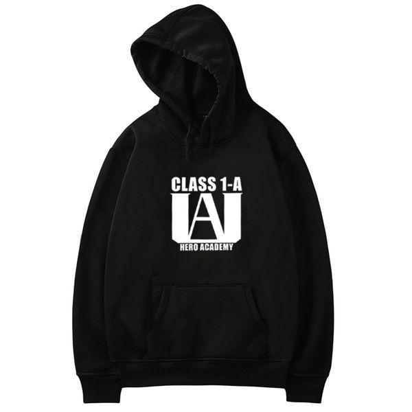 

my hero academia hoodies harajuku sweatshirt women hoodies men pullover clothes oversized hoodie womens clothing korean hoodies y200610, Black