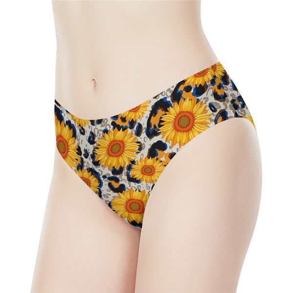 

doginthehole lingerie for women leopard sunflower brand design girls underwear casual seamless panties for female 220705, Black;pink
