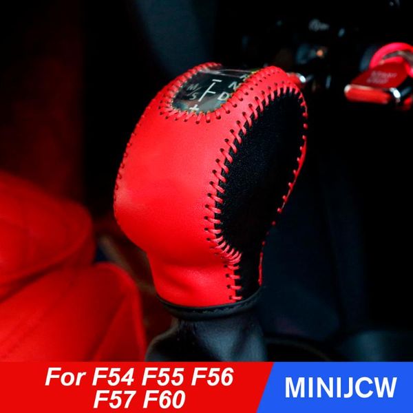 Anderes Innenzubehör Auto-Styling Schaltmanschetten Handbremsknopf-Abdeckungsschutz für Mini Cooper One S F54 F55 F56 F57 F60 Countrym