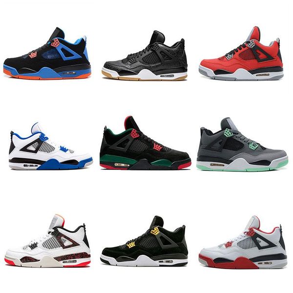 

basketball shoes 4s 4 mens women cactus jack black cat white cement fire red metallic purple guava ice off noir sport trainer sneakers us 5.