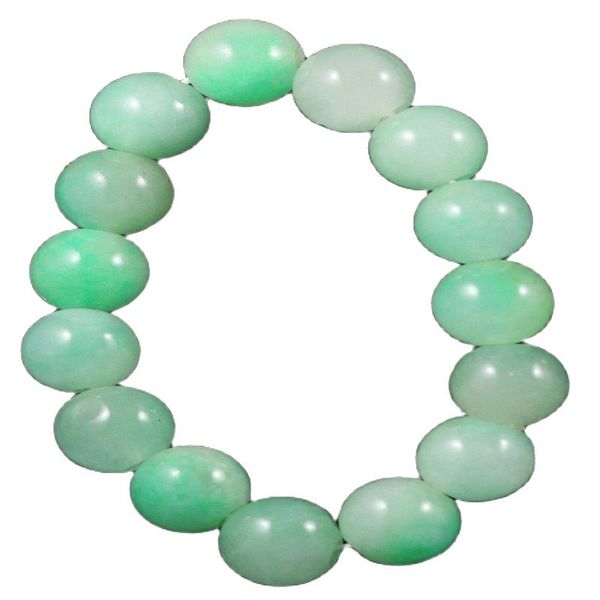 

chinese jade stone stretchy bracelet with jade beadsbeautiful bangle, Silver