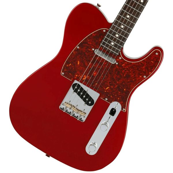 

2021 collection mij hybrid ii tele rosewood candy apple red electric guitar
