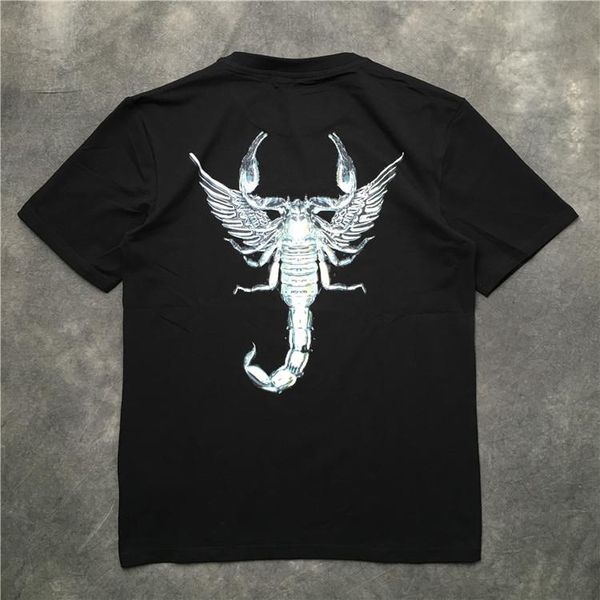 T-shirt da uomo Novità 2022 Men Back Scorpion 3D T-shirt T-shirt Hip Hop Skateboard Street Cotton Tee Top Kenye S-XXL # K16Men's